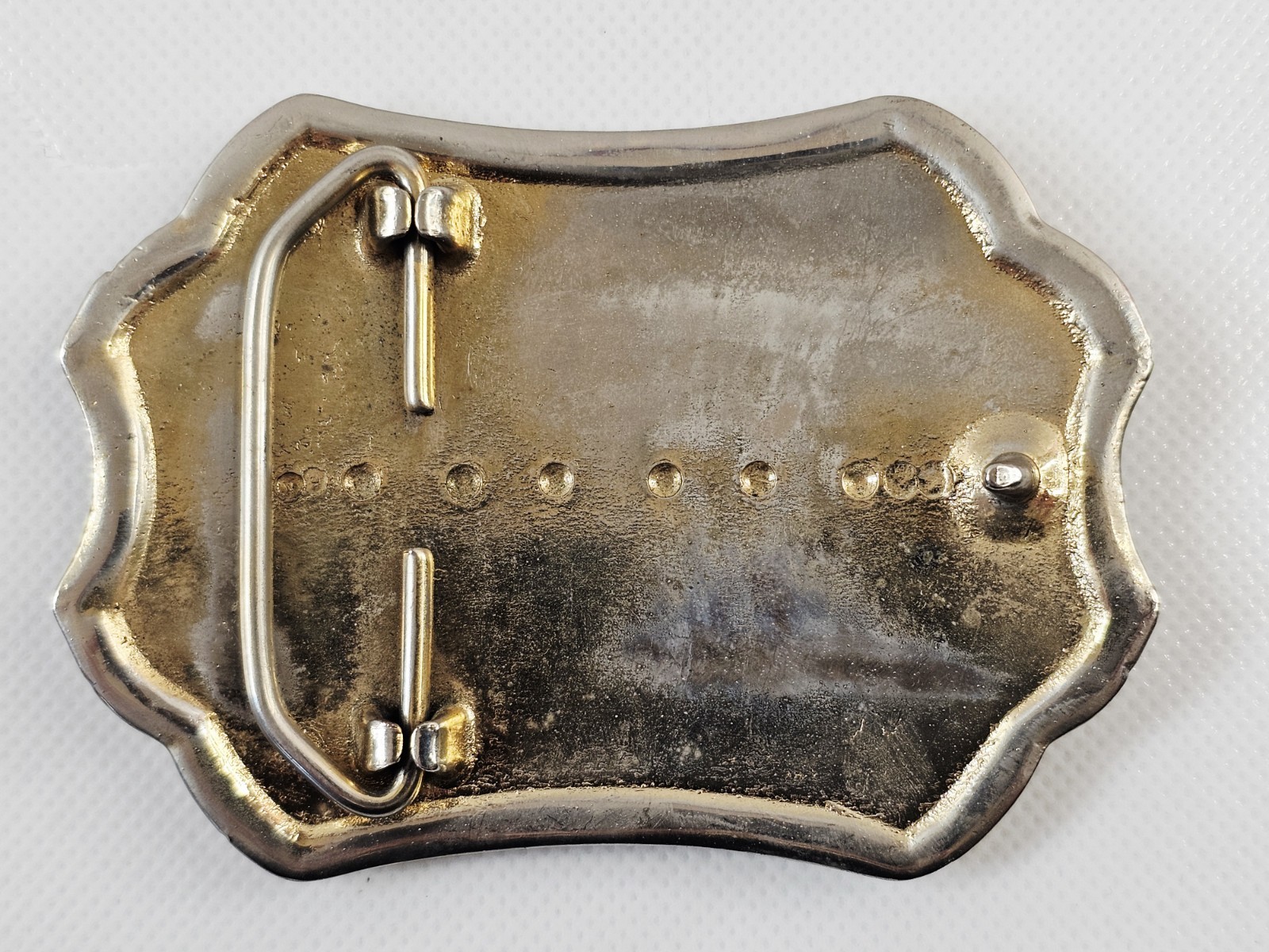 Seagrave Co Columbus Ohio Belt Buckle Motor Fire Apparatus Southwestern Floral