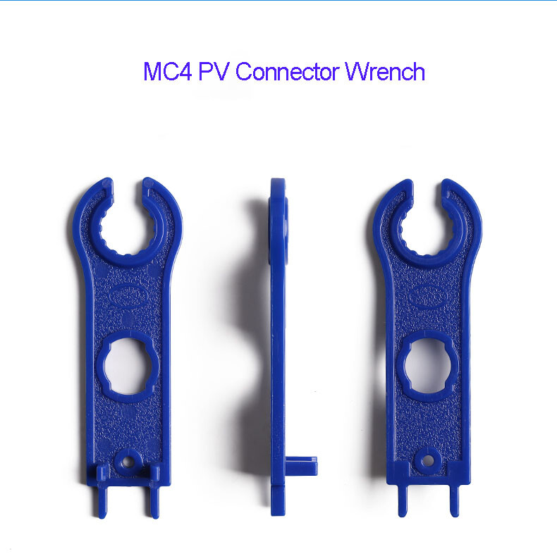 2PCS Solar Connector Tool for MC-4 Spanner Wrench PV Panel Wire Connect Blue