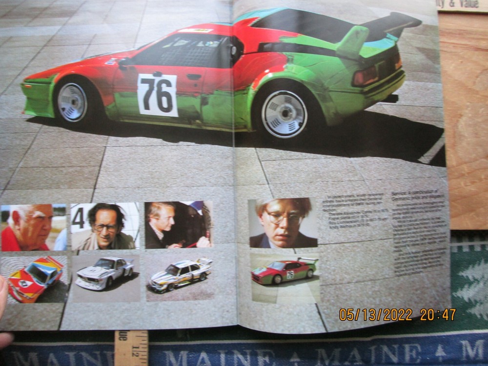 bmw the unlimited driving machine brochure 1981