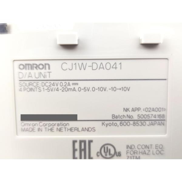 OMRON CJ1W-DA041 Analog Output PLC Module NEW