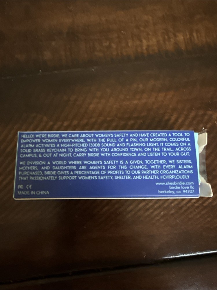 birdie personal alarm