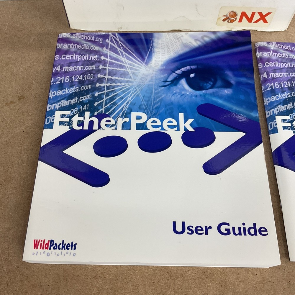 EtherPeek Expert Ethernet Network Analyzer WildPackets- Books Only No Disc
