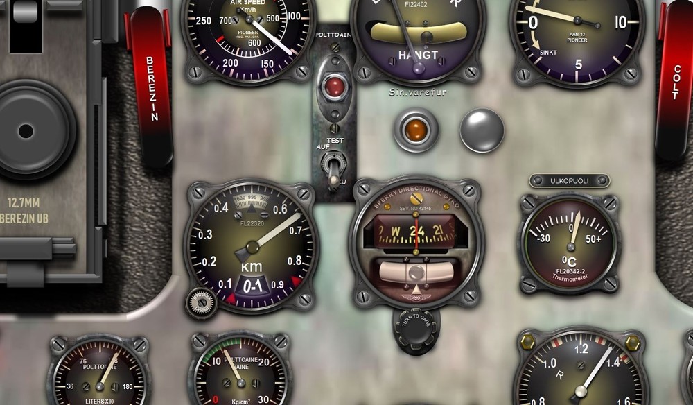 P36 HAWK 75 COCKPIT instrument panel CDkit