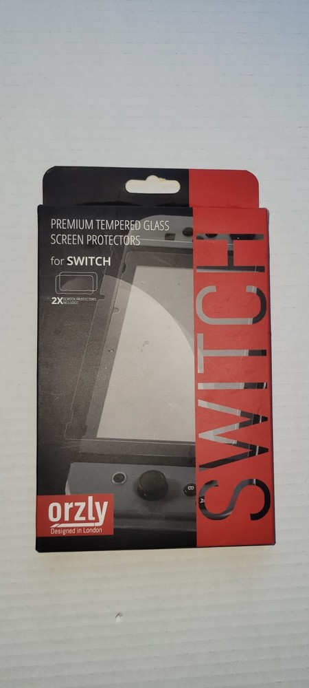 Orzly Switch Premium Tempered Glass Screen Protector 2x
