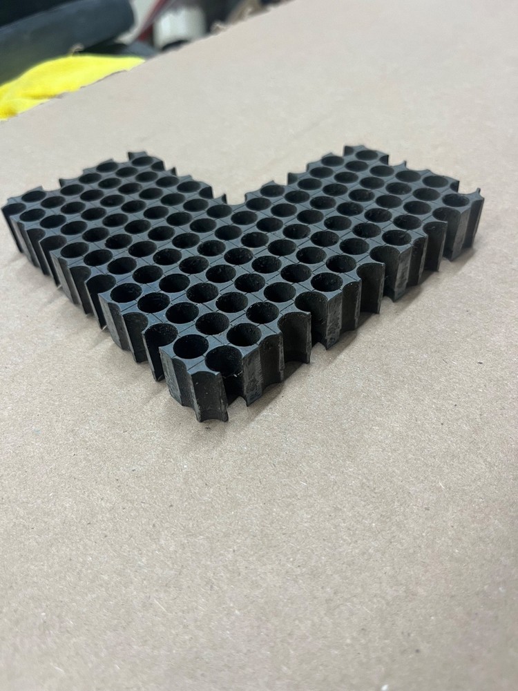 Letterpress Steel HONEYCOMB Base TOGGLE