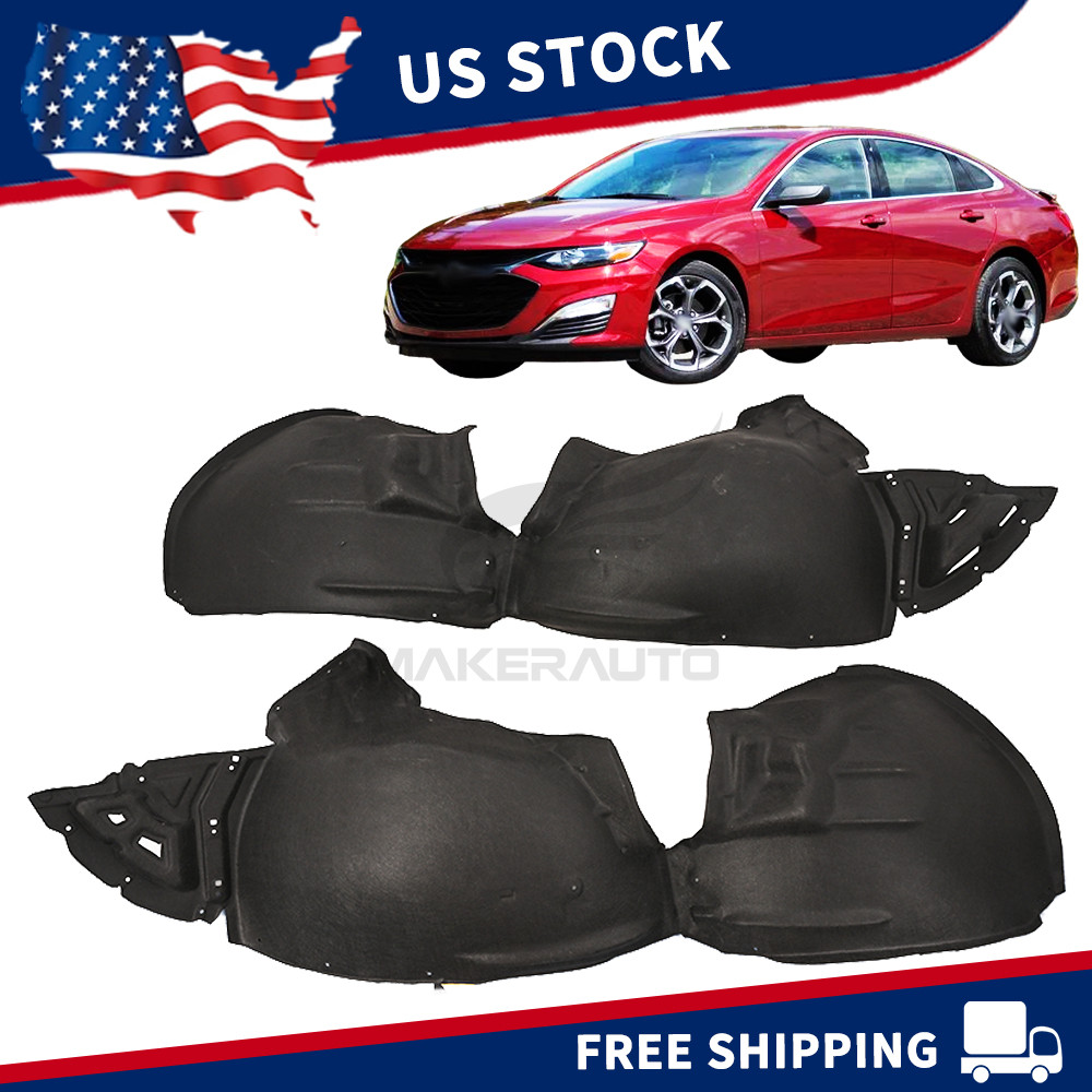 For 2019-2023 Chevy Malibu Left+Right Front Fender Liner Inner Splash Shield