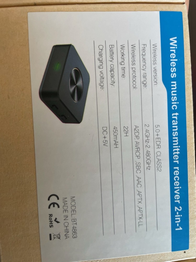 KINGFONE Bluetooth Transmitter Receiver for TV, Optical Digital...