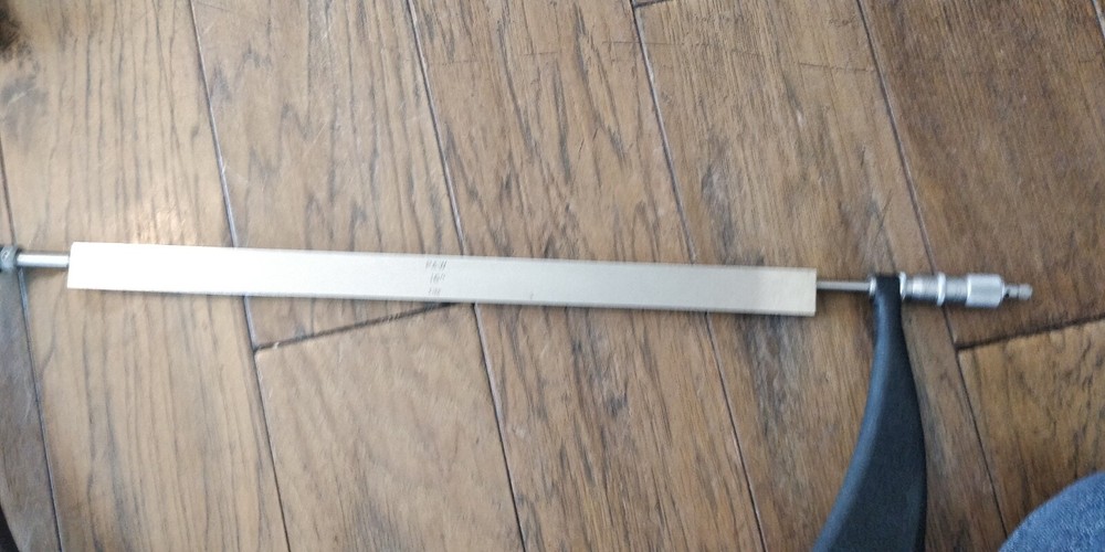 Pratt & Whitney 16” Rectangular Steel Calibration Inspection Gage Block