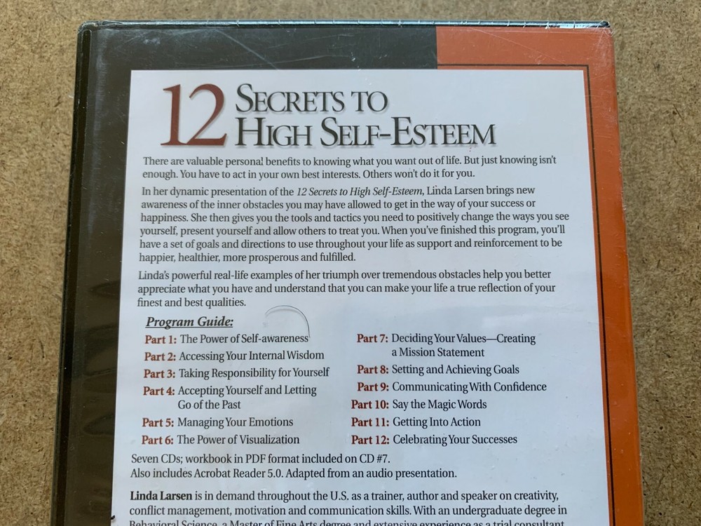 12 SECRETS TO HIGH SELF ESTEEM SKILLPATH PUBLICATION 6 AUDIO CD SET NEW & SEALED