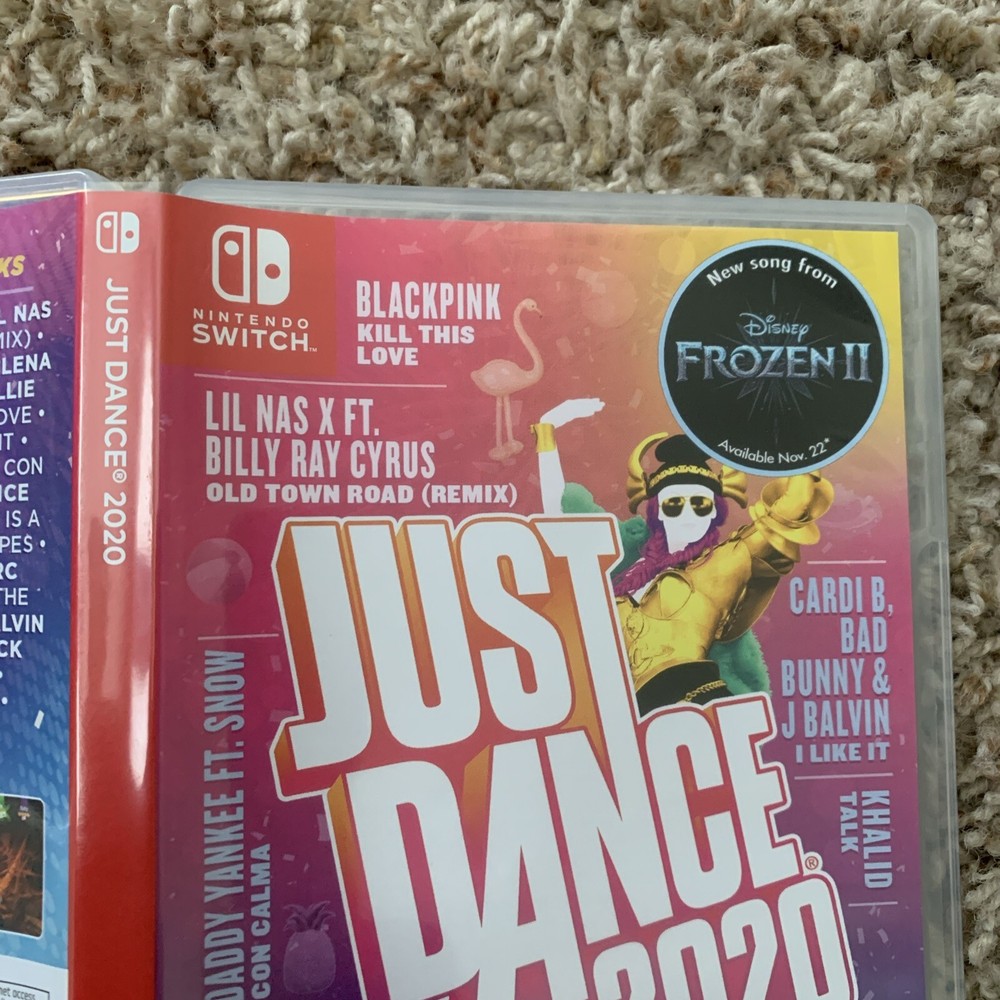 Empty Replacement Case & Artwork ONLY! Just Dance 2020 - Nintendo Switch