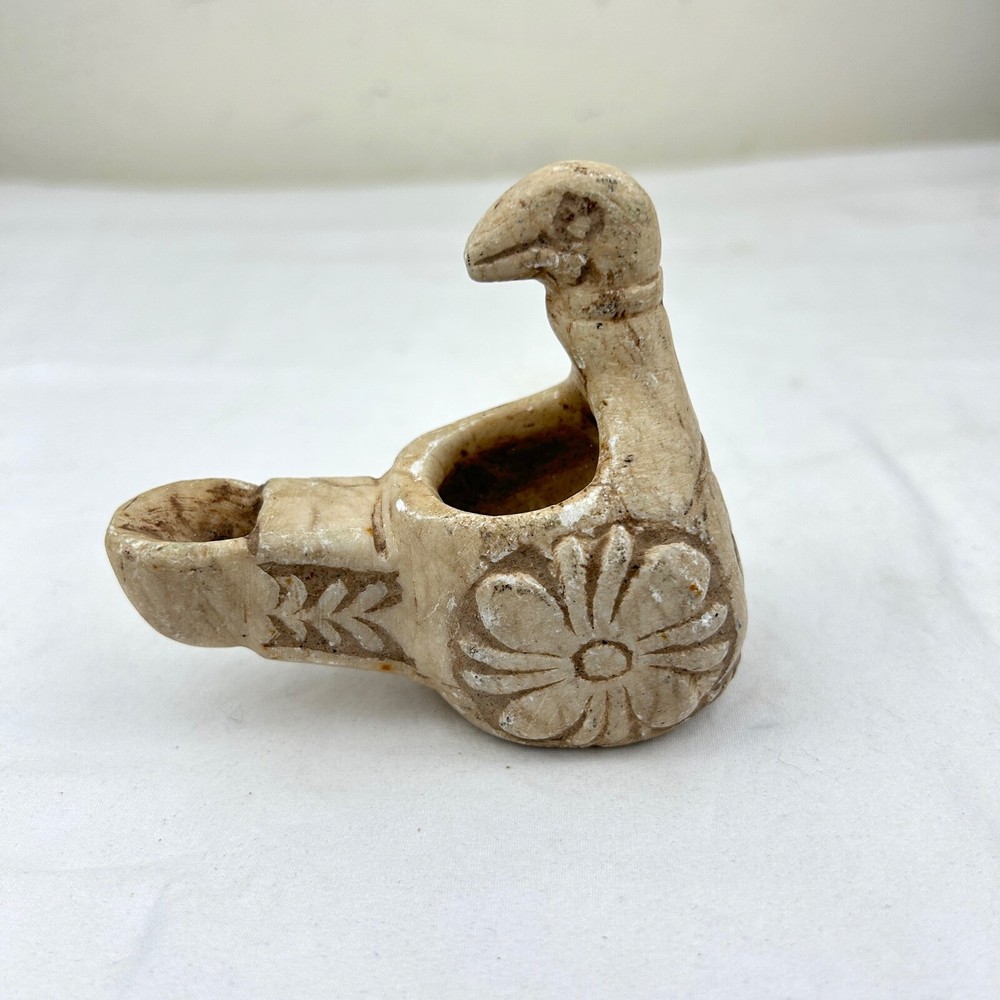 Ancient Indus Valley Stone Carved Bird Effigy Lamp