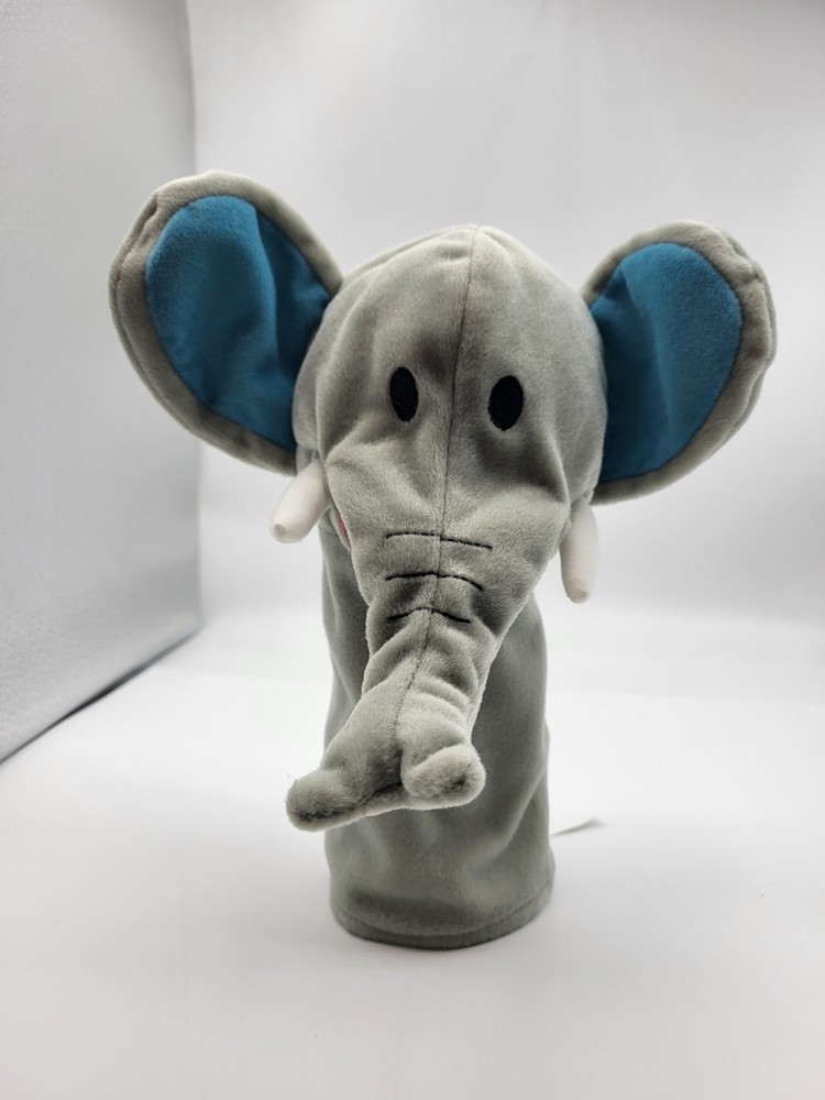 Adorable Ikea Elephant hand puppet early learning pretend play