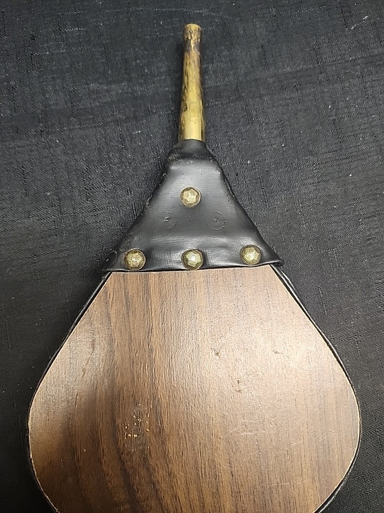 Bellows Unbranded- Wood- Leather- Brass!