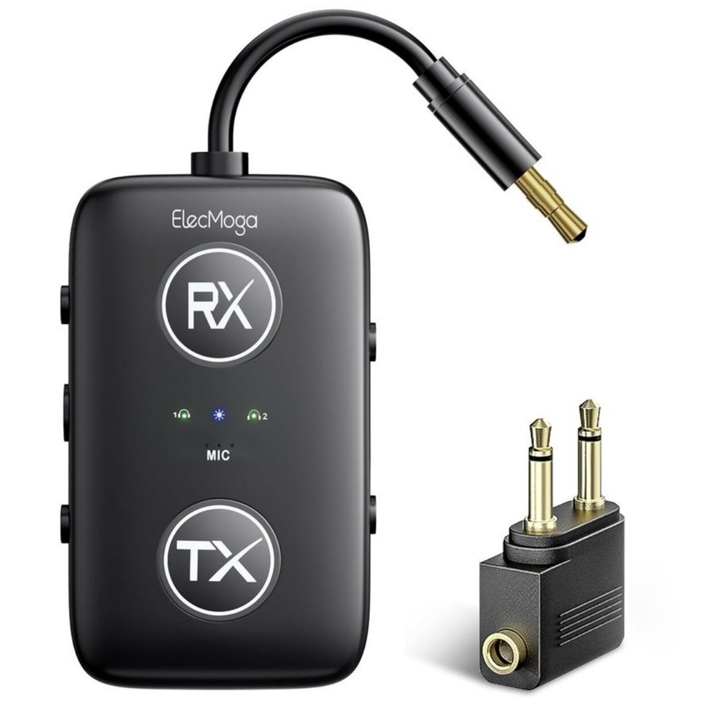 Upgraded Airplane Bluetooth 5.4 Transmitter with Qualcomm Chipset, ElecM...