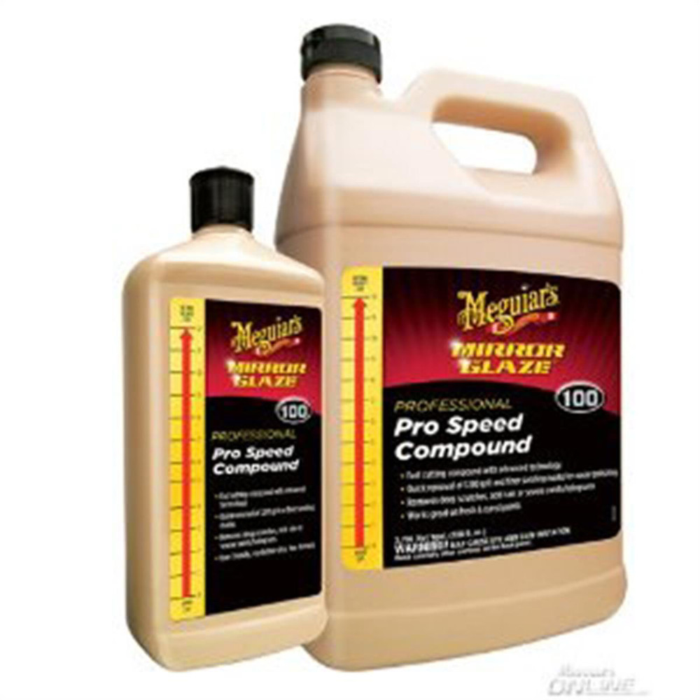 Meguiars M10001 Pro Speed Compound One Gallon Fast Cutting Formula
