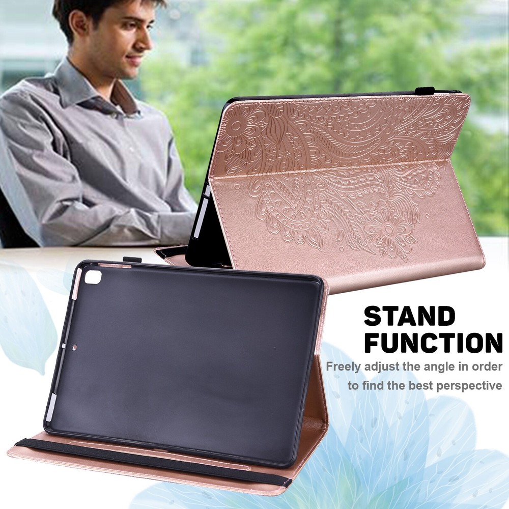 For Amazon Fire Max 11 Tablet Cover Case Embossed Luxury Leather Folding Stand