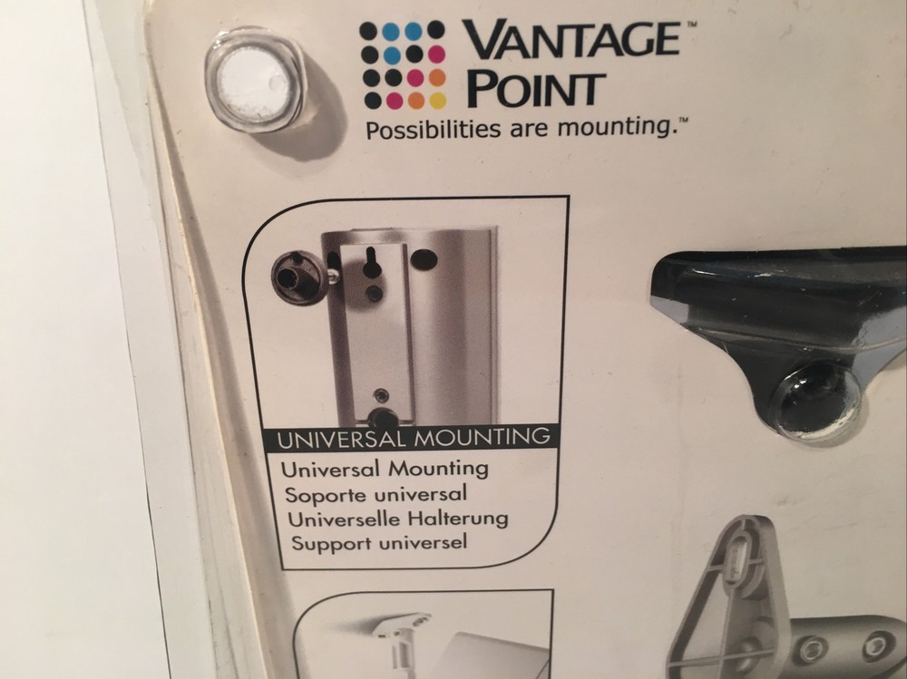 Vantage Point SATS-B Universal Satellite Speaker Mount - Black