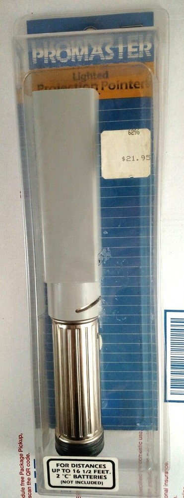 Vintage ProMaster Coast Lighted Optical Pointer Projection Handheld Light NOS