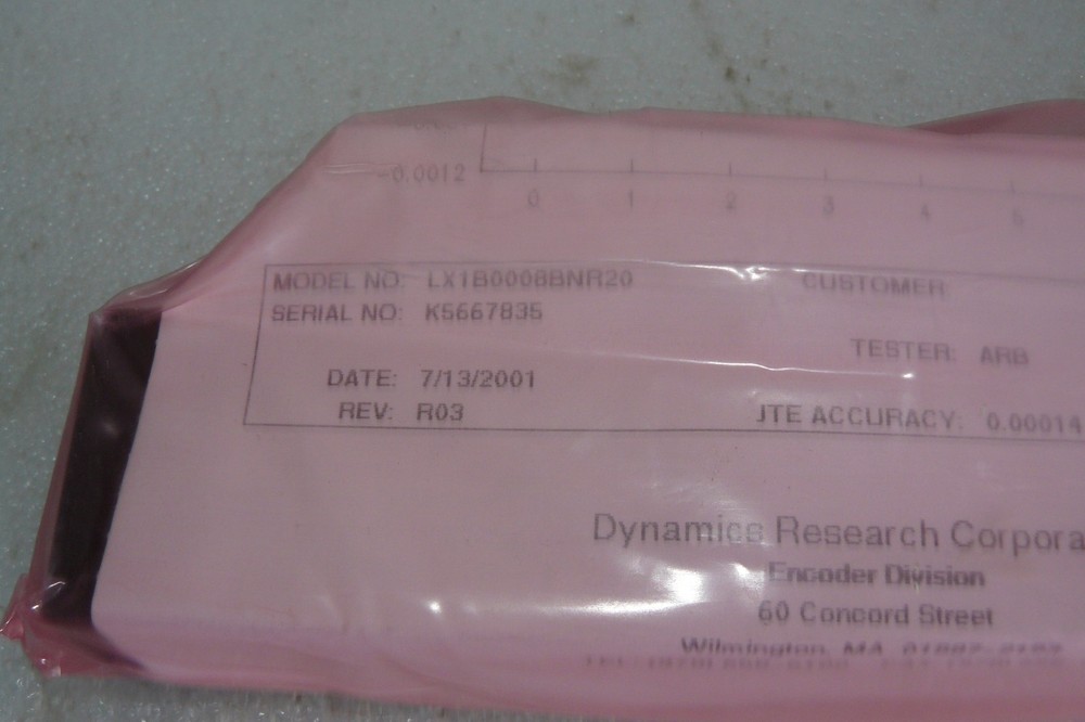 NEW DYNAMICS RESEARCH CORP LX1B0008BNR20 LINEAR ENCODER