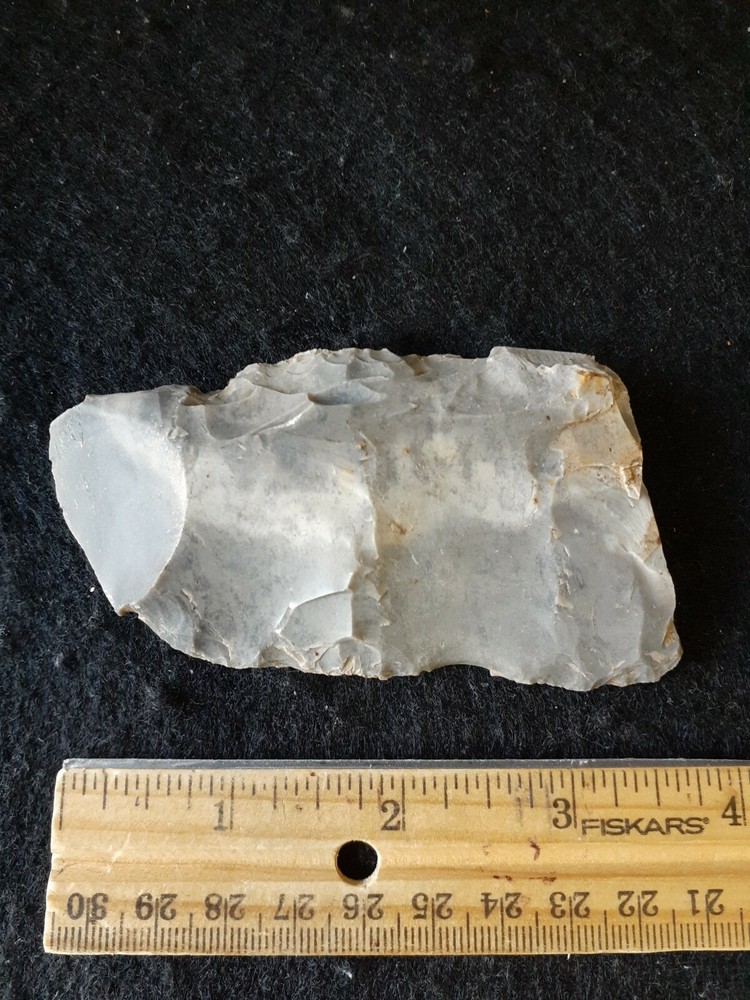 3.75" Native American Indian Sharp Flint Broken Flint Knife #B41
