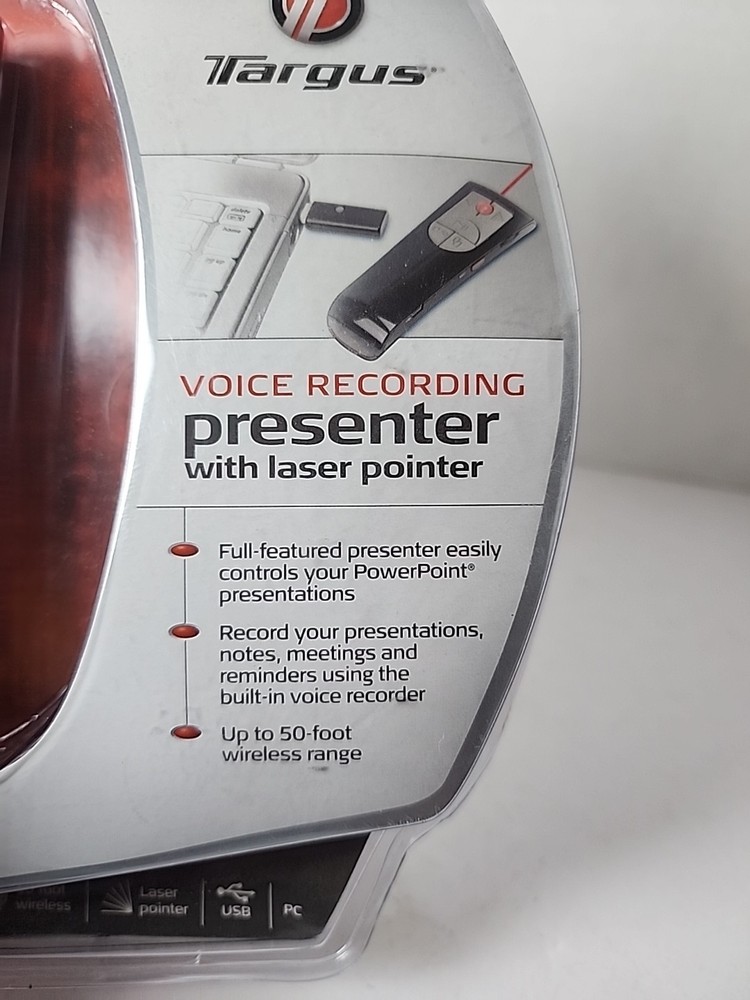 Targus Voice Recording Presenter AMP05US Laser Pointer