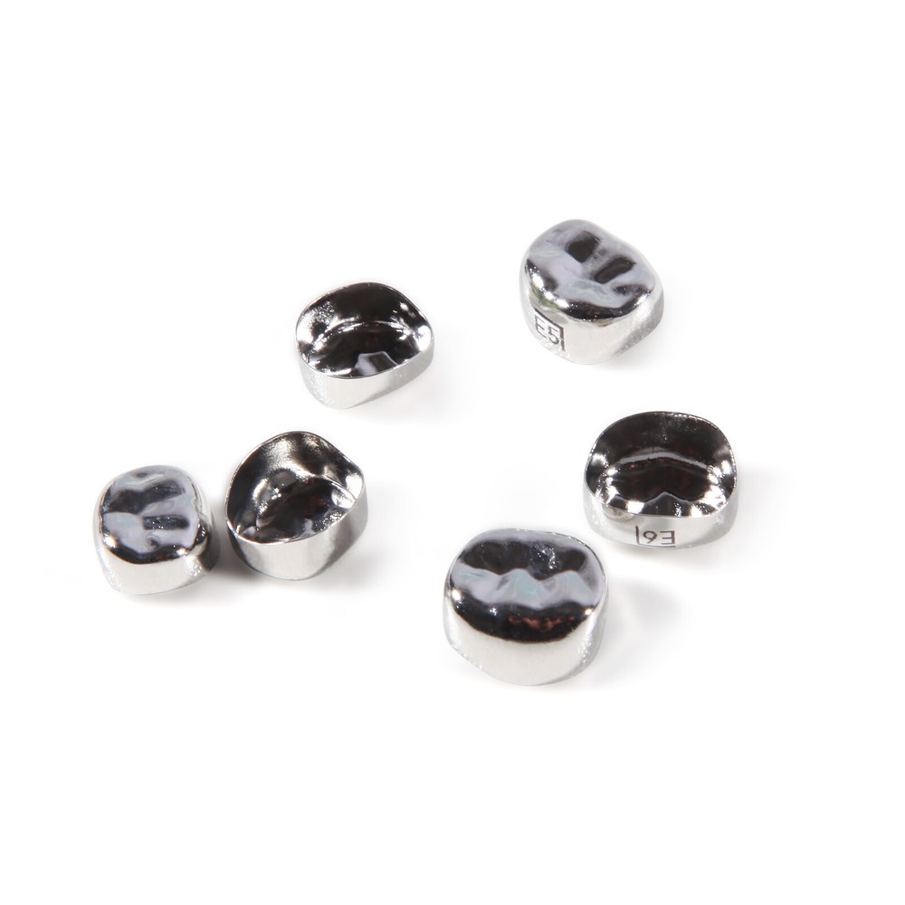48 ASSORTED PRIMARY MOLAR STAINLESS STEEL CROWNS - COMPLETE KIT