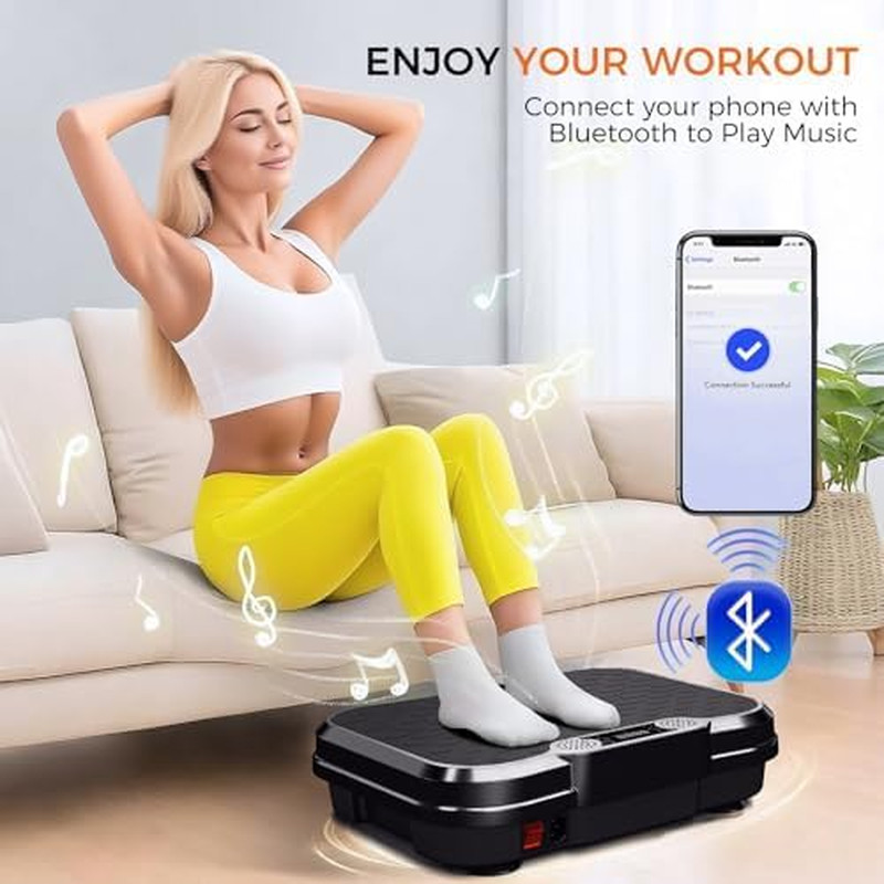 Vibration Plate Exercise Machine,Vibrating Platform for Lymphatic Drainage with