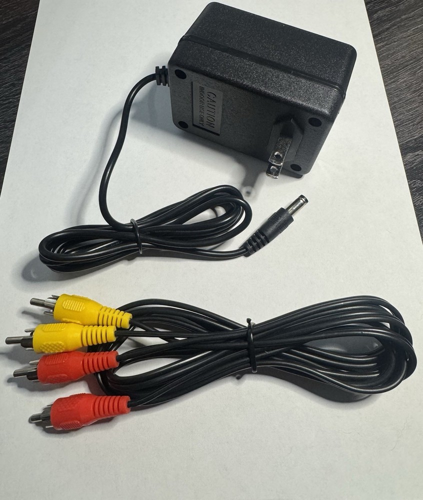 Power Adaper and Av cable Hookup Bundle For Nintendo NES