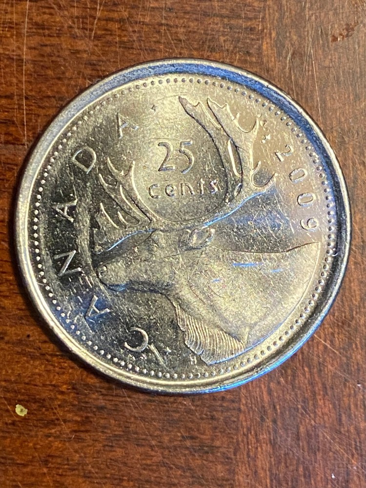 2009 Canada 25 cents/Queen Elizabeth