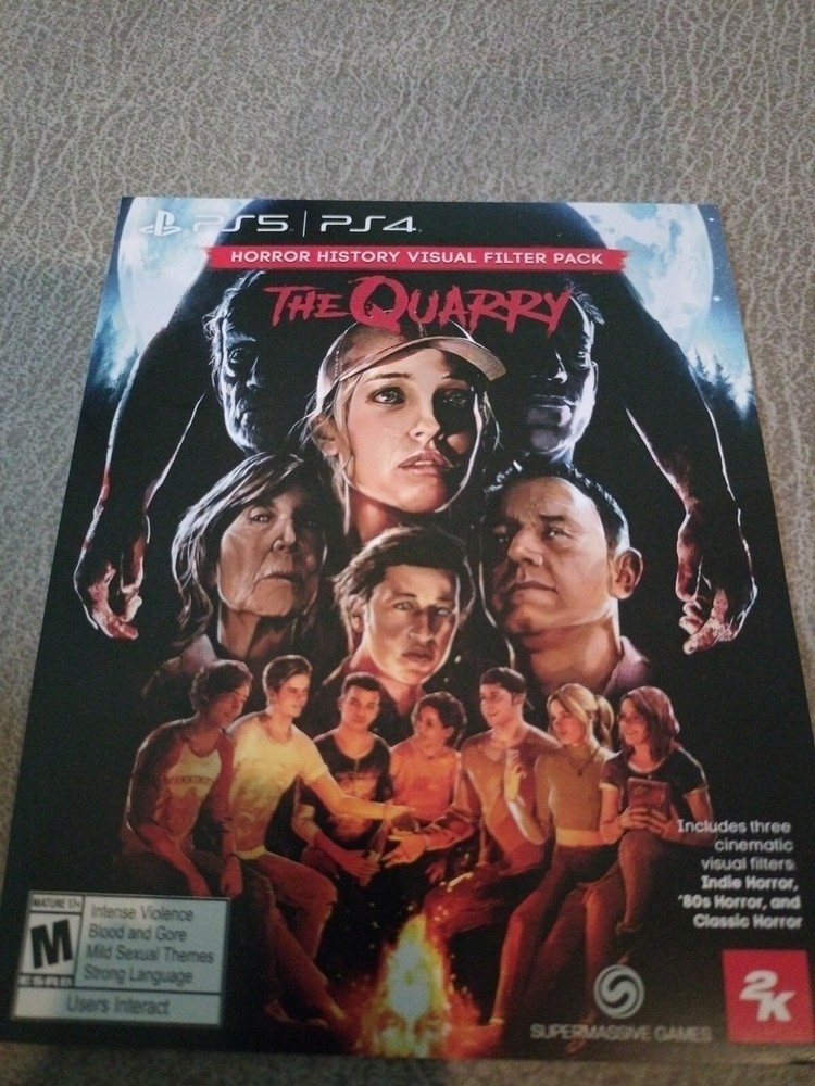 The Quarry Horror History Visual Filter Pack Content DLC PS4 PS5 PlayStation 4 5