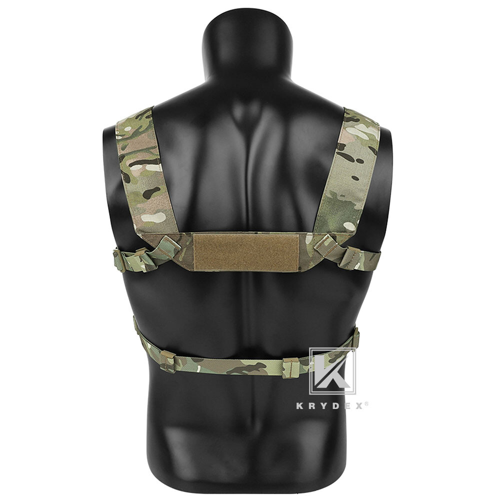 KRYDEX Fat Strap and Back Strap Shoulder Harness MC Camo for MK3 MK4 Chest Rig