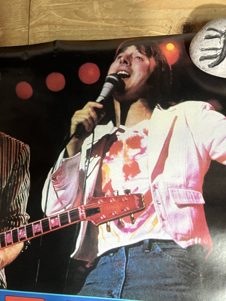 VTG 1980s Journey Rock Band Poster 22" x 16 1/2"