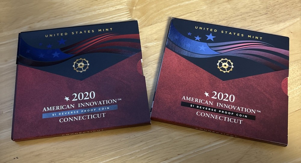 American Innovation 2020 $1 Reverse Proof Set - Connecticut
