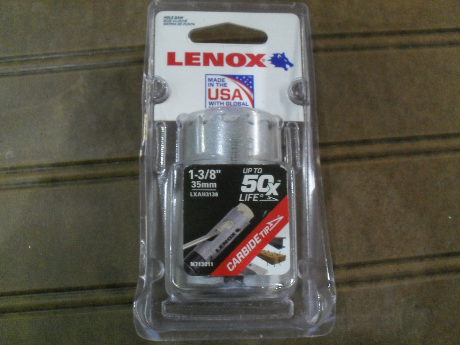 Lenox LXAH3138 Lenox LX Multi-Material 1-3/8" Carbide Hole Saw