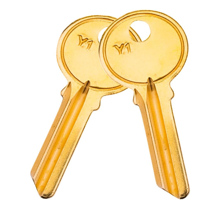 50PCS Y1 Brass Key Blanks