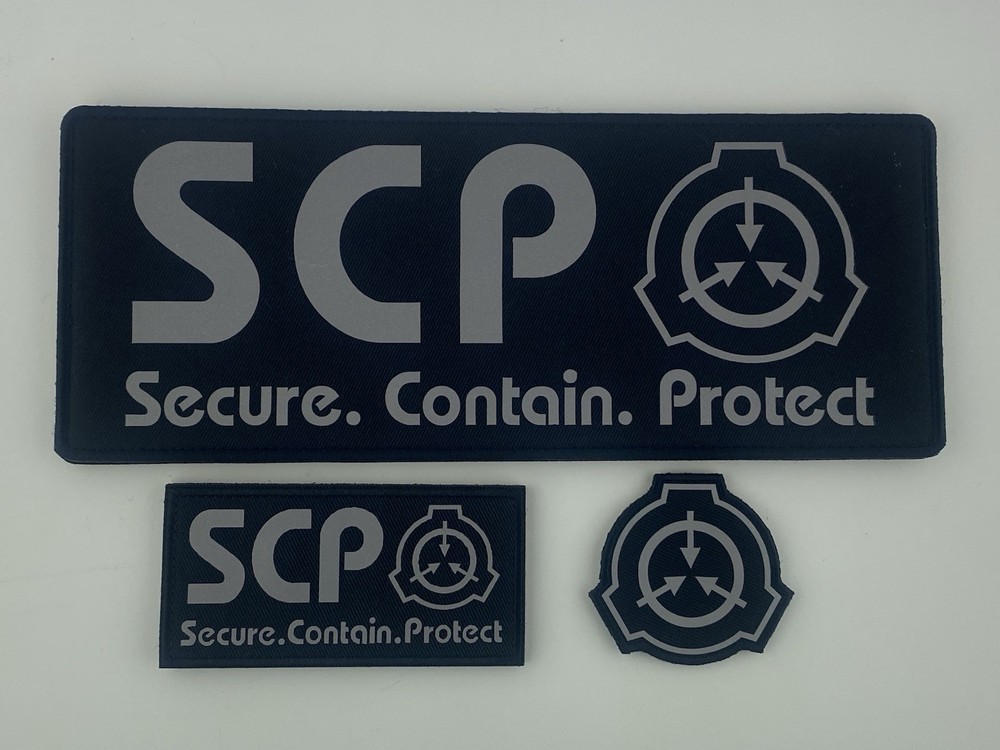 SCP Foundation Video Game Reflective Morale Tactical Patch