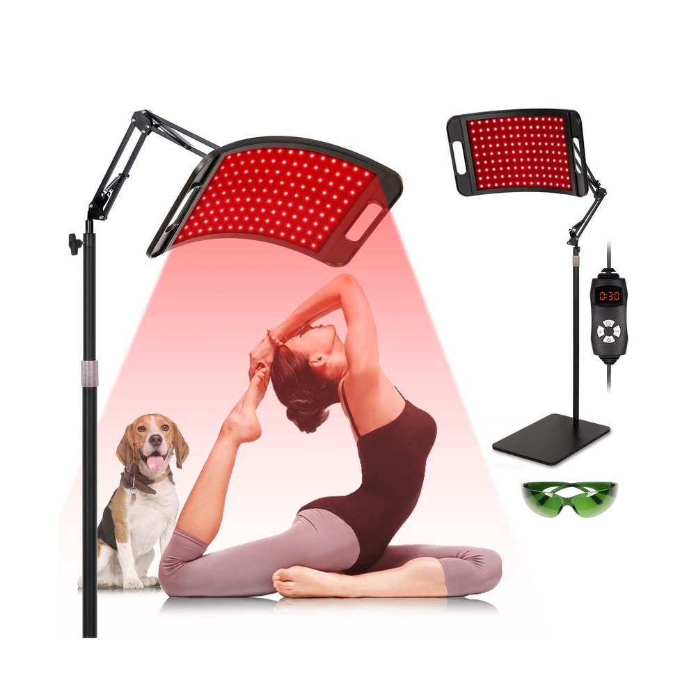 Red Light Therapy, Red Light Therapy for Face and Body with Adjustable Stand,...
