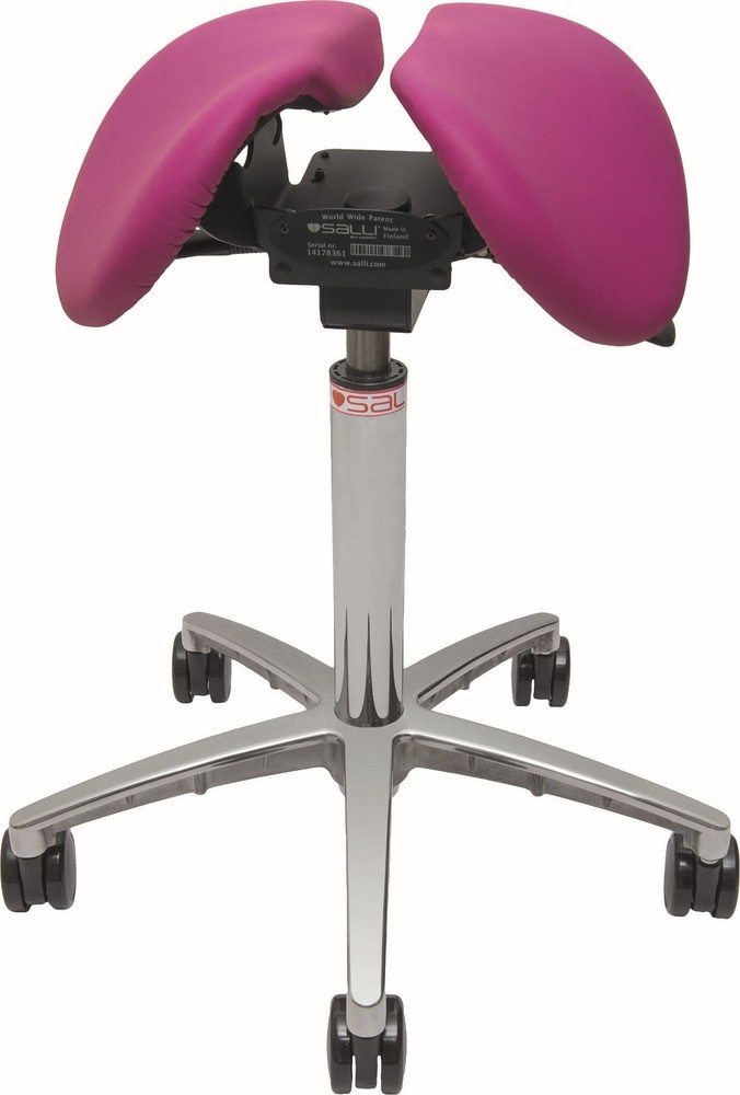 Ergonomic Divided Leather Salli Saddle Stool Tilt Model