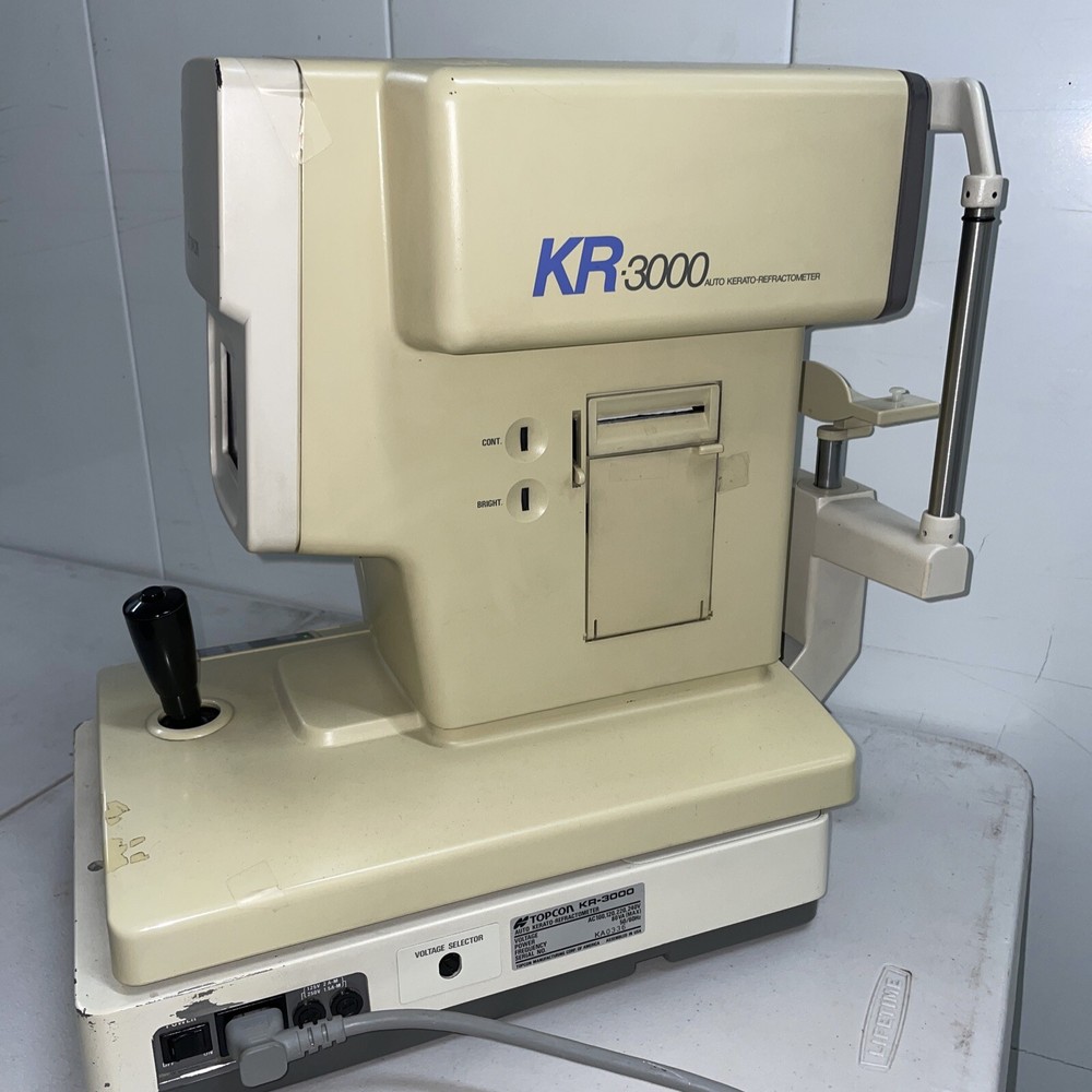 Topcon KR-3000 Auto Keratometer and Refractometer