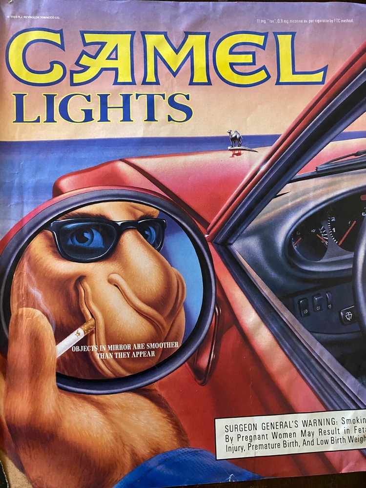 Camel Cigarettes, Full Page Vintage Large Format Print Ad