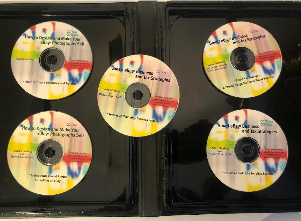 5 CDs - eBay Fast Track Tools Adam Ginsberg - C*