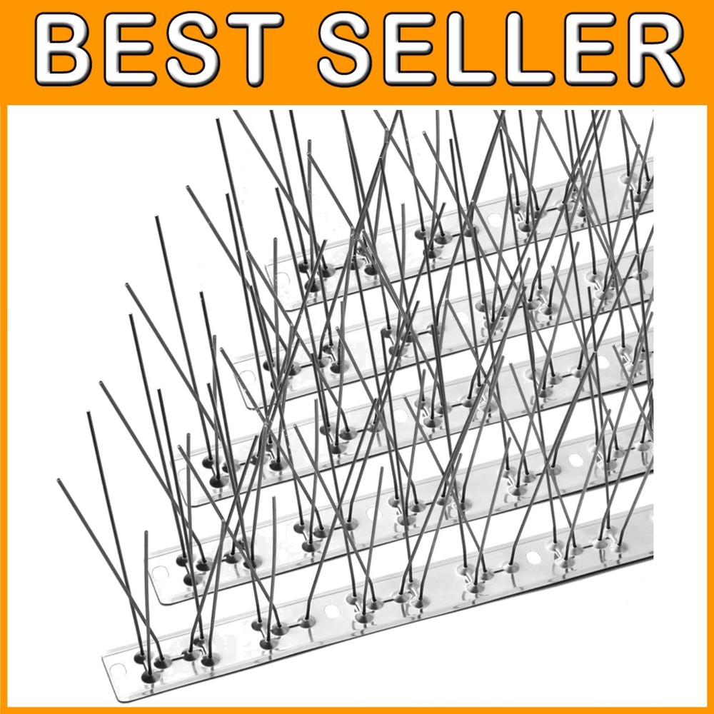 Stainless Steel Base Bird Spikes - 25ft Coverage