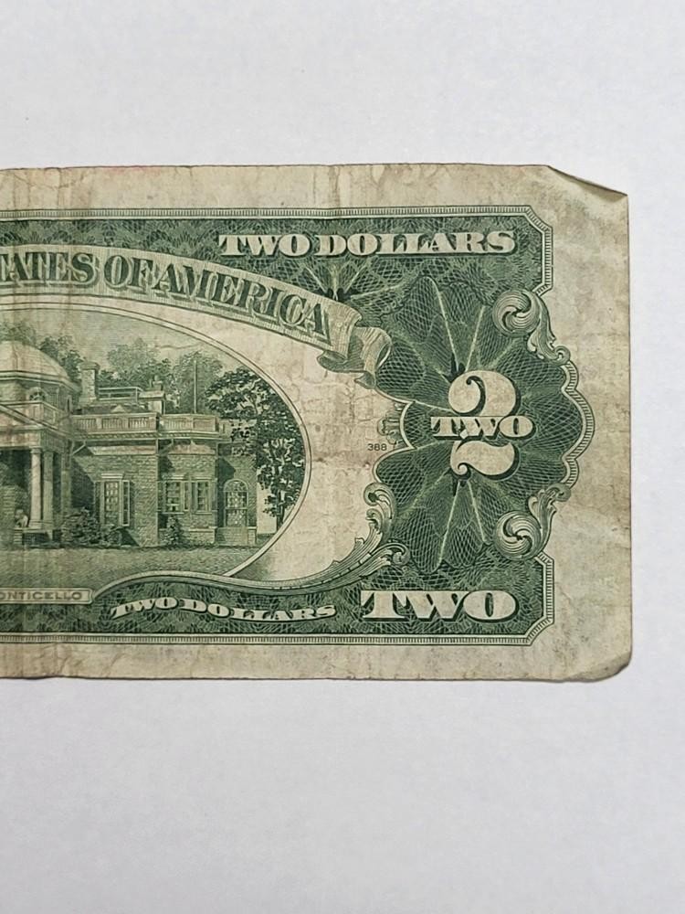 1928 G RED Seal $2 United States Note CHEAP !!!