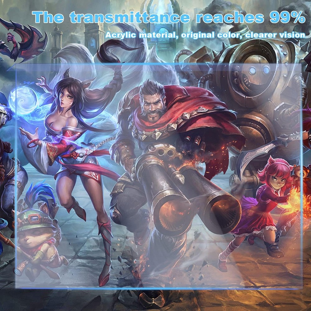 Anti Blue Light Screen Filter, Universal Blue Light Blocking Screen Protector Pa