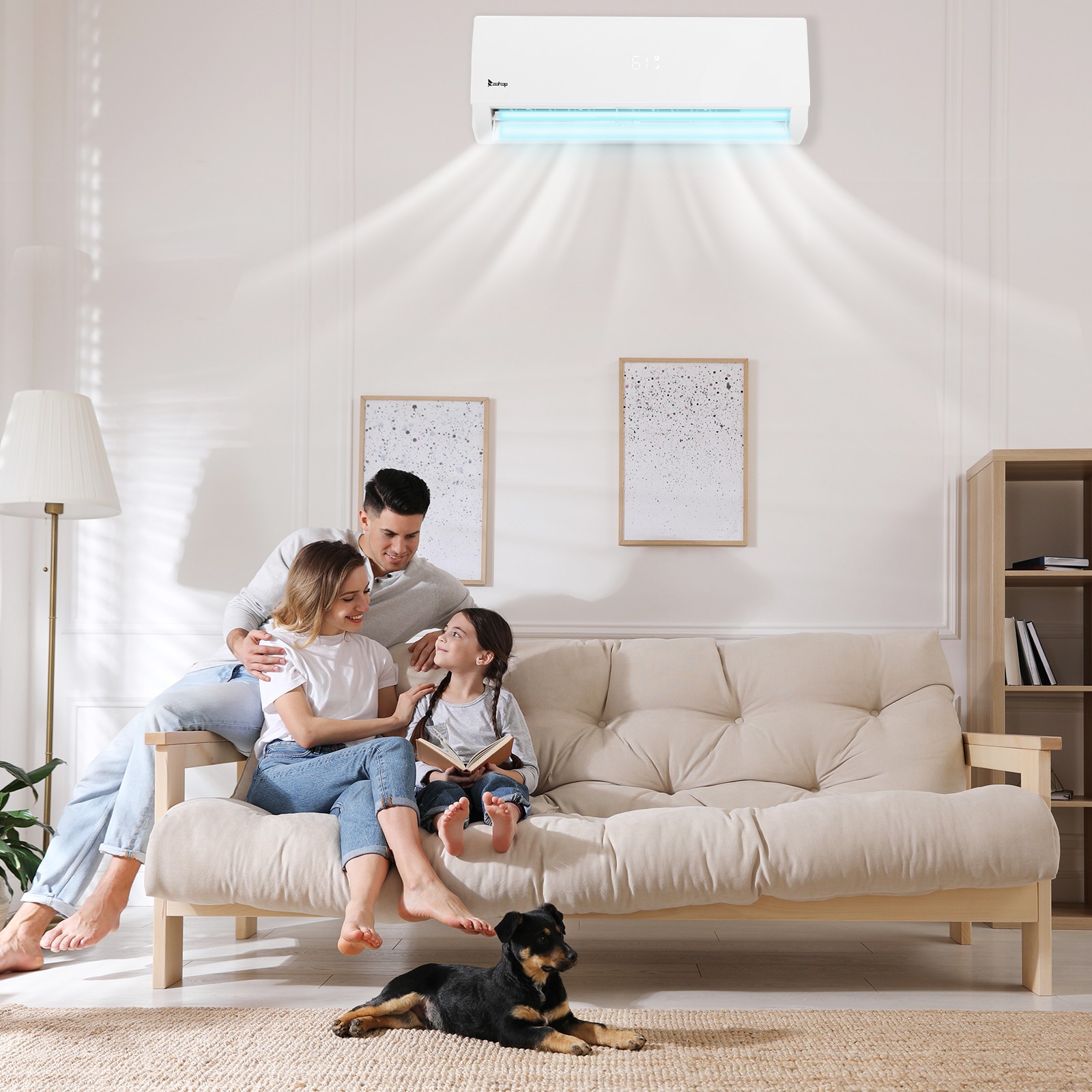 12000 BTU 21 SEER Mini Split Air Conditioner & Heat Pump 115V Inverter AC w/Wifi