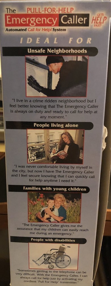 IT WORKS!! Pull for Help Emergency Caller!  Automated "Call for Help!" System