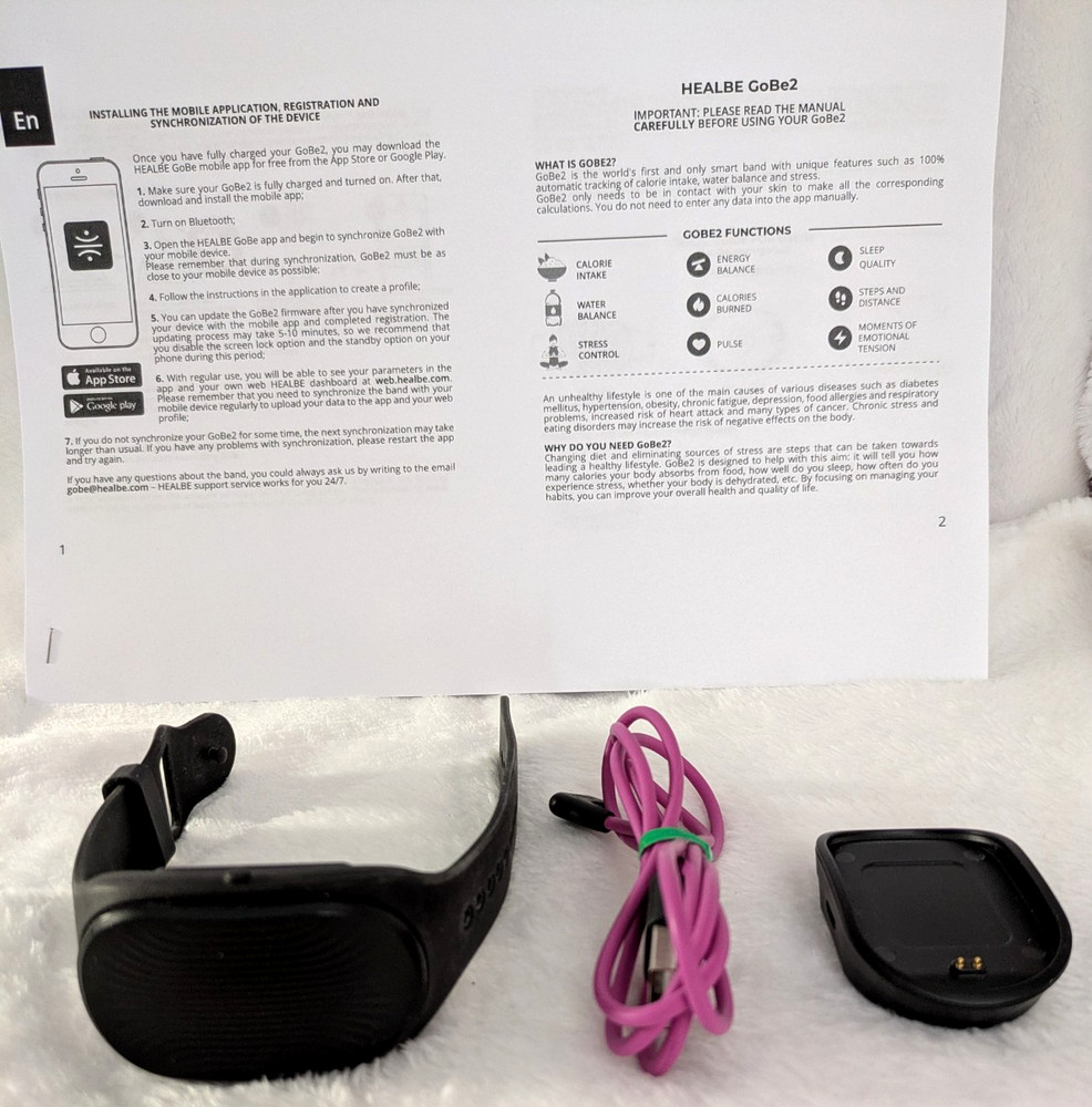 Healbe GoBe2 Smart Band Tracker for parts not working