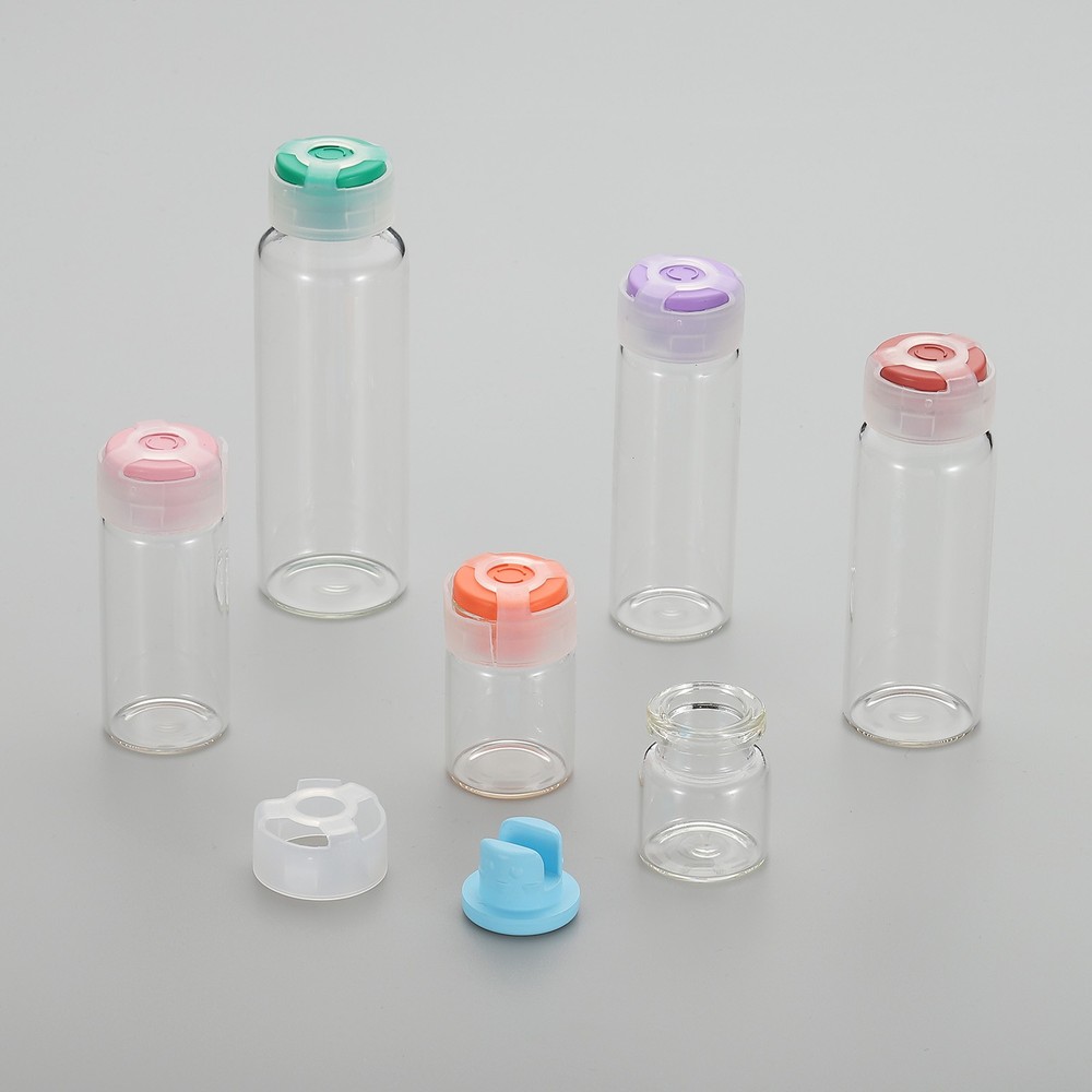 10ml Clear Glass Sample Vials, 10Pcs Small Liquid Bottles, Green