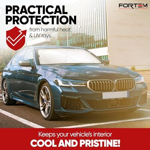Car Sun Shade for Windshield, Reflective Windshield Medium (62" x 30")