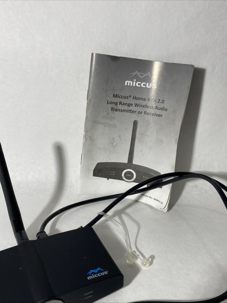 Miccus Home RTX 2.0 Bluetooth Extender Long Range Wireless Audio Transceiver